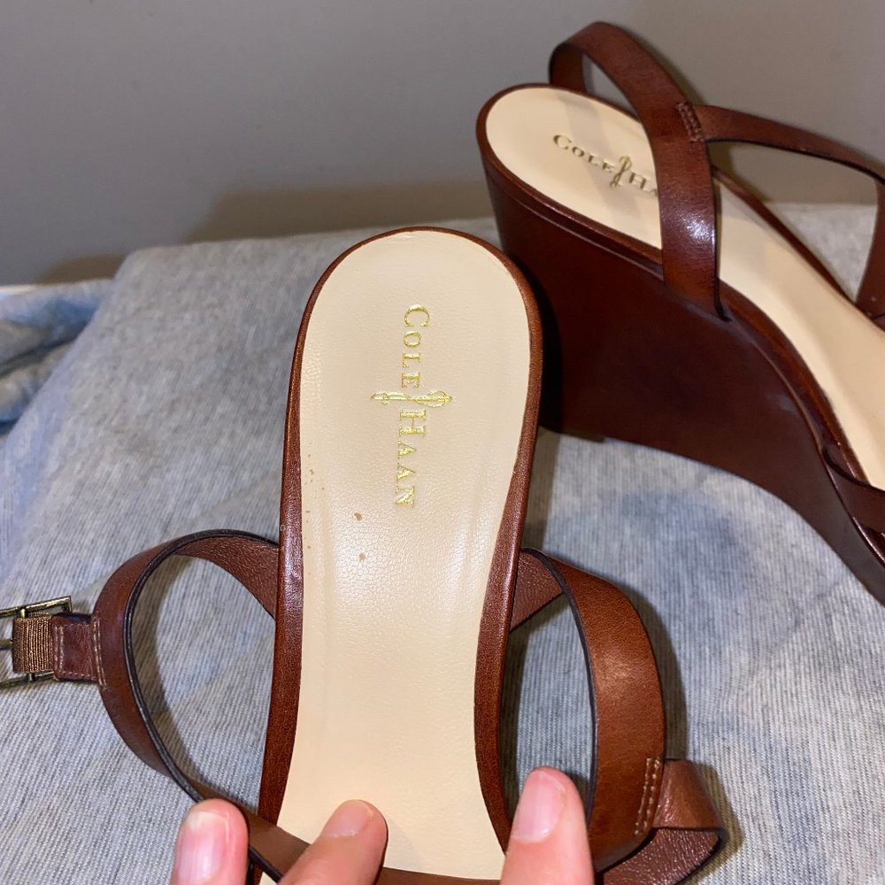 Cole Haan Wedge Platform Sandals - Picture 5 of 9